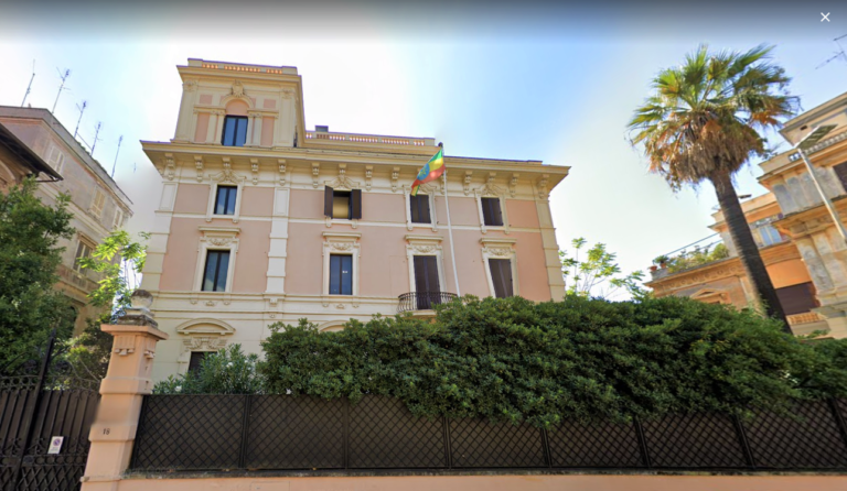 welcome to Ethiopian embassy in Rome, Italy